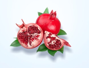 Fresh ripe sweet Pomegranate fruit