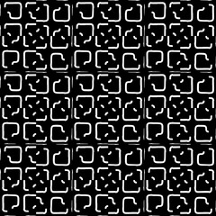White background with black pattern. Seamless texture for fashion, textile design,  on wall paper, wrapping paper, fabrics and home decor. Repeat pattern.