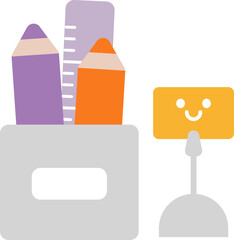 pencil holder icon
