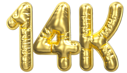 Font With Number 3D Rendering