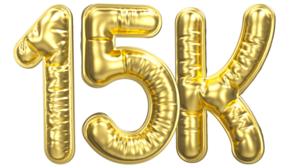 Font With Number 3D Rendering