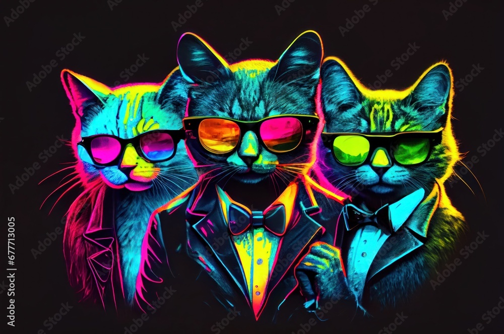 Poster Dapper Monkey in a Sophisticated Suit Enjoying a Moment of Relaxation Generative AI