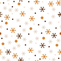pattern christmas snowflakes elements