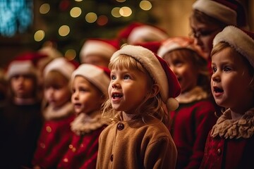 Children Christmas choir