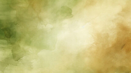 light brown green olive sage beige abstract watercolor texture background
