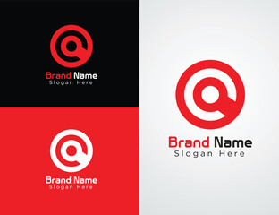 Vector Colorful Company website logo collection or minimal logo