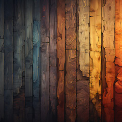 A horizontal wood background. AI generative