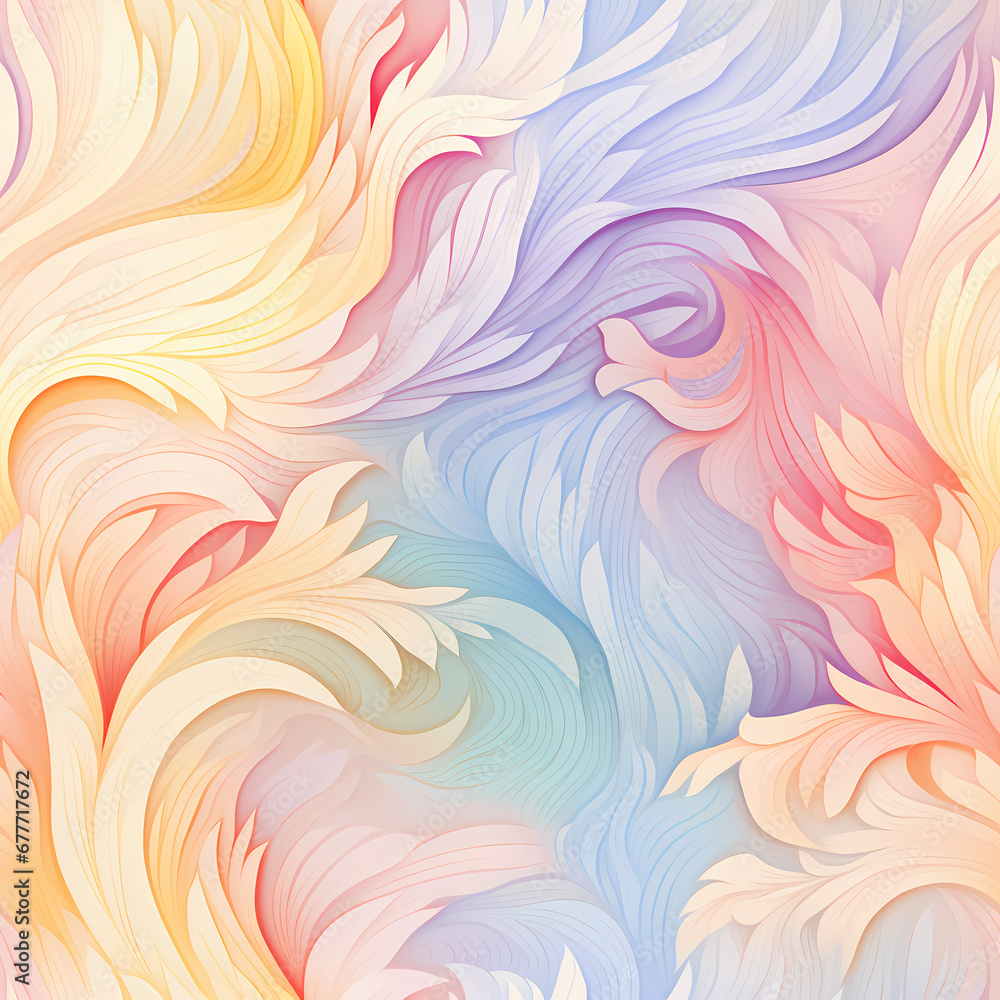 Poster seamless pattern of vibrant art pattern. wrapping paper pattern.