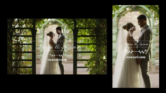 Wedding Ring Special Day Text Overlay (Multiple Resolutions)