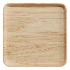 wood plate ,wooden stage podium 3d render