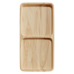 wood plate ,wooden stage podium 3d render	
