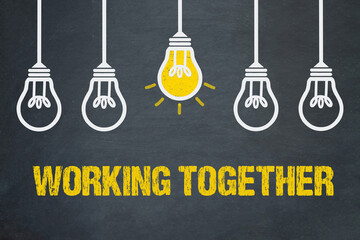 working together	