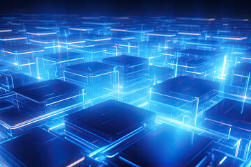 blue futuristic abstract geometric-shaped background graphic, wallpaper, contemporary, beautiful, modern, 3d textured backdrop, 