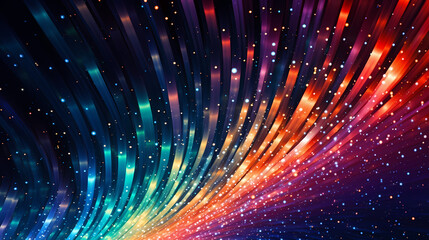 Obraz premium Psychedelic multiverse texture graphic painting abstract poster web page PPT background, digital technology