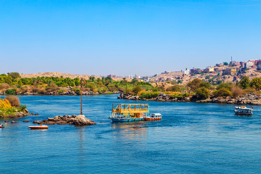 The Nile River near the famous Nubian village.