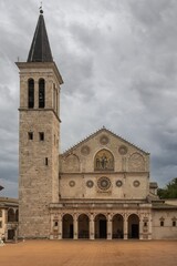 Fototapeta na wymiar Cattedrale di Santa Maria Assunta - Spoleto - Perugia - Umbria - Italia