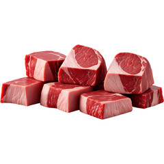 Realistic raw fresh meat