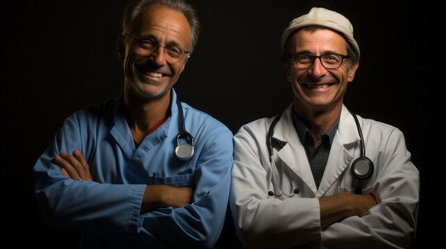 The Human Side: A series of portraits depicting doctors in their lighter moments.