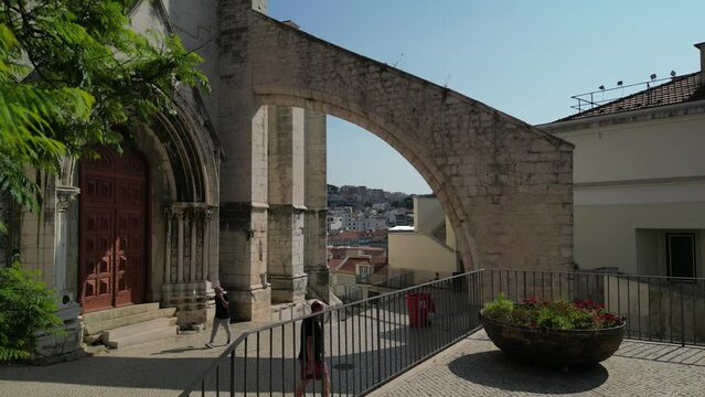 Lisboa Bairro Alto Carmo Portugal Arquitetura Paisagem Urbana P&ocirc;r Sol Miradouros Ruas Cultura Portuguesa Europa Azulejos Vida Noturna S&eacute; Lisboa Miradouro Santa Catarina Fado Alfama Tradicional Drone