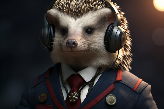 hedgehog with jazz 