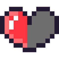 Pixel Heart Icon