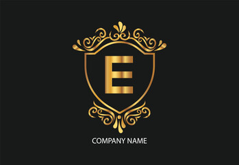 latter E natural and organic logo modern design. Natural logo for branding, corporate identity and business card
