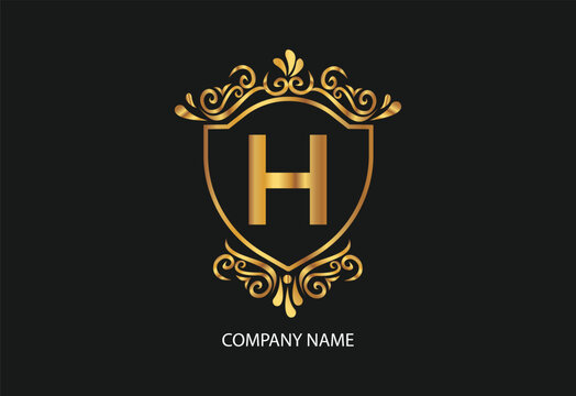 latter H natural and organic logo modern design. Natural logo for branding, corporate identity and business card