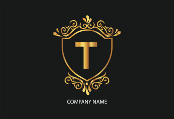 latter T natural and organic logo modern design. Natural logo for branding, corporate identity and business card