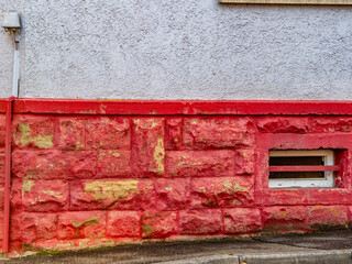 Schäden an der Fassade am Altbau