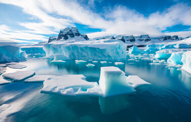 Icebergs in Glacier Lagoon