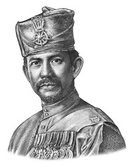 His Majesty Sultan Haji Hassanal Bolkiah in military uniform