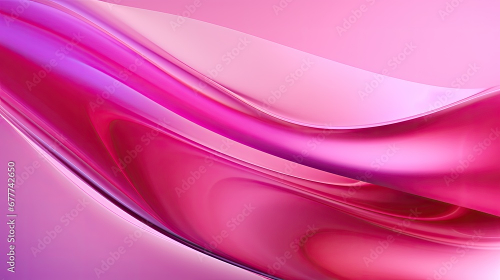 Poster a close up of a pink and purple background with a wavy design on the bottom of the image and the bot