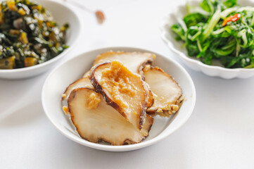 自家製キクイモの味噌漬け
