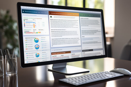 Displayed on a computer monitor, search results prioritize relevant snippets, emphasizing the quick access to summarized information provided by search engines