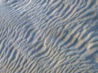 The travertine formations, detailed shapes, creative texture and beauty of the perfect details created by the hot spring waters
