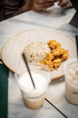 Fried Chicken with Rice