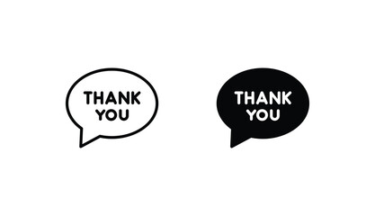 Chat Bubble icon design with white background stock illustration