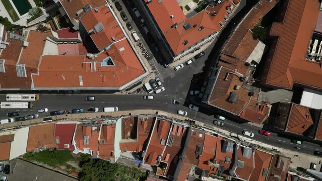 Lisboa Bairro Alto Carmo Portugal Arquitetura Paisagem Urbana P&ocirc;r Sol Miradouros Ruas Cultura Portuguesa Europa Azulejos Vida Noturna S&eacute; Lisboa Miradouro Santa Catarina Fado Alfama Tradicional Drone