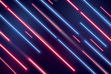 Neon stage lights background