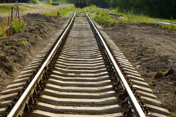Railway track.