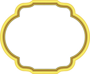 Square Frame Gold picture frame luxury golden frame gold border Golden vector vintage frames retro badges branches framework banner decoration decorative frame element ribbon isolated background 