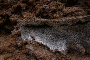 Mount Etna landscape in Sicily, Italy with blue sky