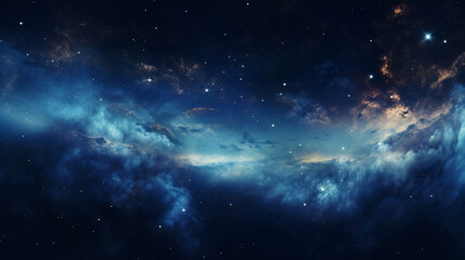 Fototapeta premium Starry night sky, star gazing, night sky full of stars, deep space sky