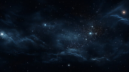 Starry night sky, star gazing, night sky full of stars, deep space sky
