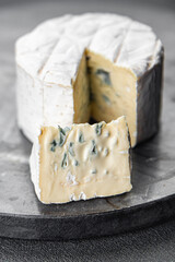 blue cheese intense flavor creamy soft mold cheese eating cooking appetizer meal food snack on the table copy space food background
