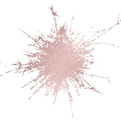 rosegoldener  Fleck mit transparentem Hintergrund
