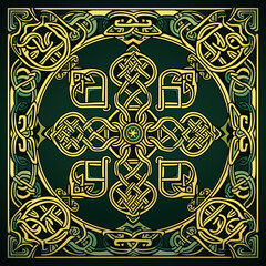 Cosmic Celtic Knots: AI-Enhanced Mystical Designs