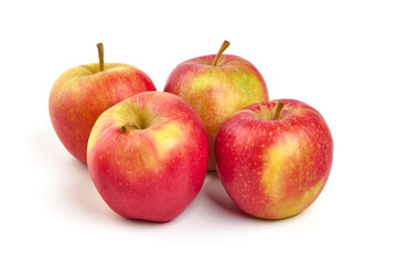 Red apple, isolated on white background.