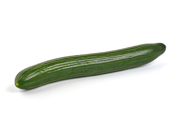 Long Cucumber, isolated on white background.
