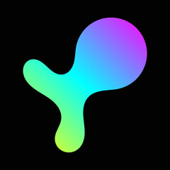 dark background gradient fluid design